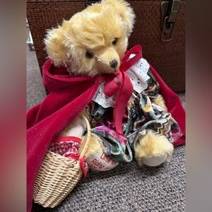 Vintage Hermann Little Red Riding Hood 12” Bear 021/500